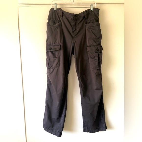 GAP Y2K Convertible Cargo Hiking Pants Women’s Size 14 Army Khaki/Green - Picture 1 of 14
